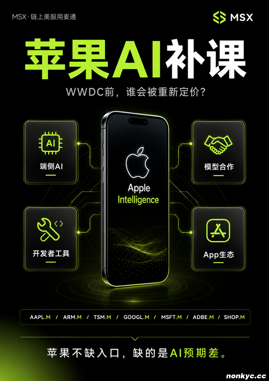 苹果 AI 到底行不行?WWDC26 最值得关注的一轮美股映射链